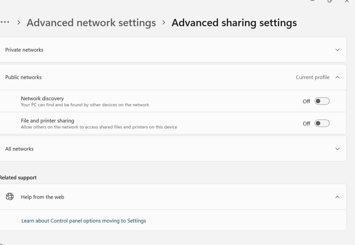 Network discovery