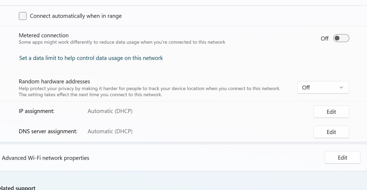 Connect automatically when in range
