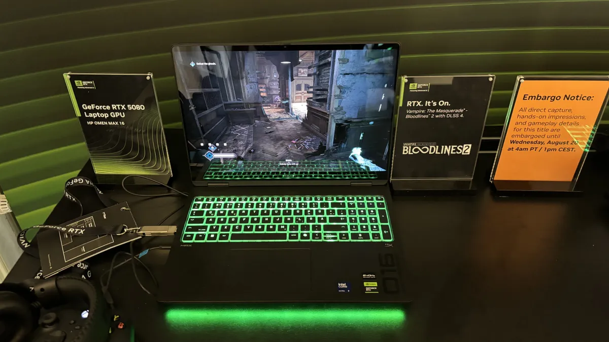 HP Omen Max 16 at Gamescom 2025