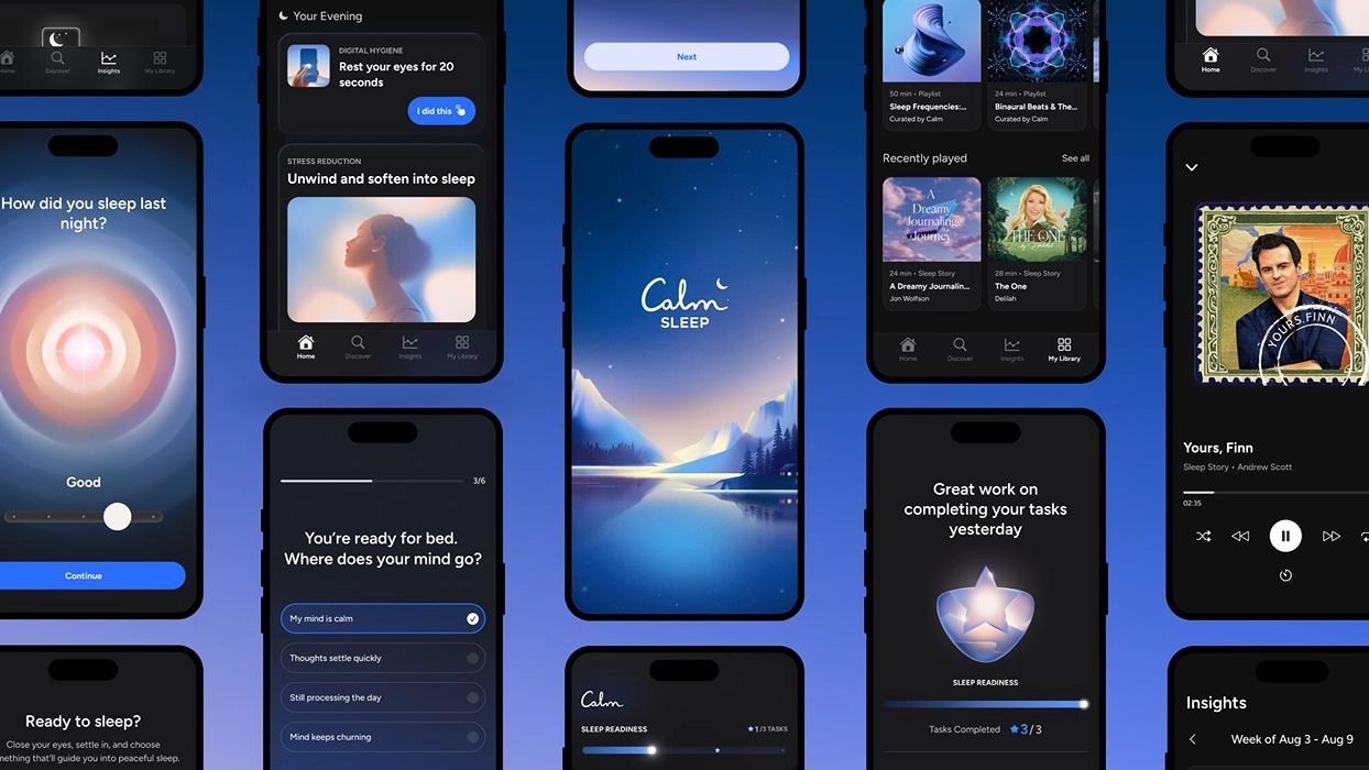 Calm Ra Mắt Ứng Dụng IOS Độc Lập Chuyên Hỗ Trợ Giấc Ngủ Cá Nhân Hóa
