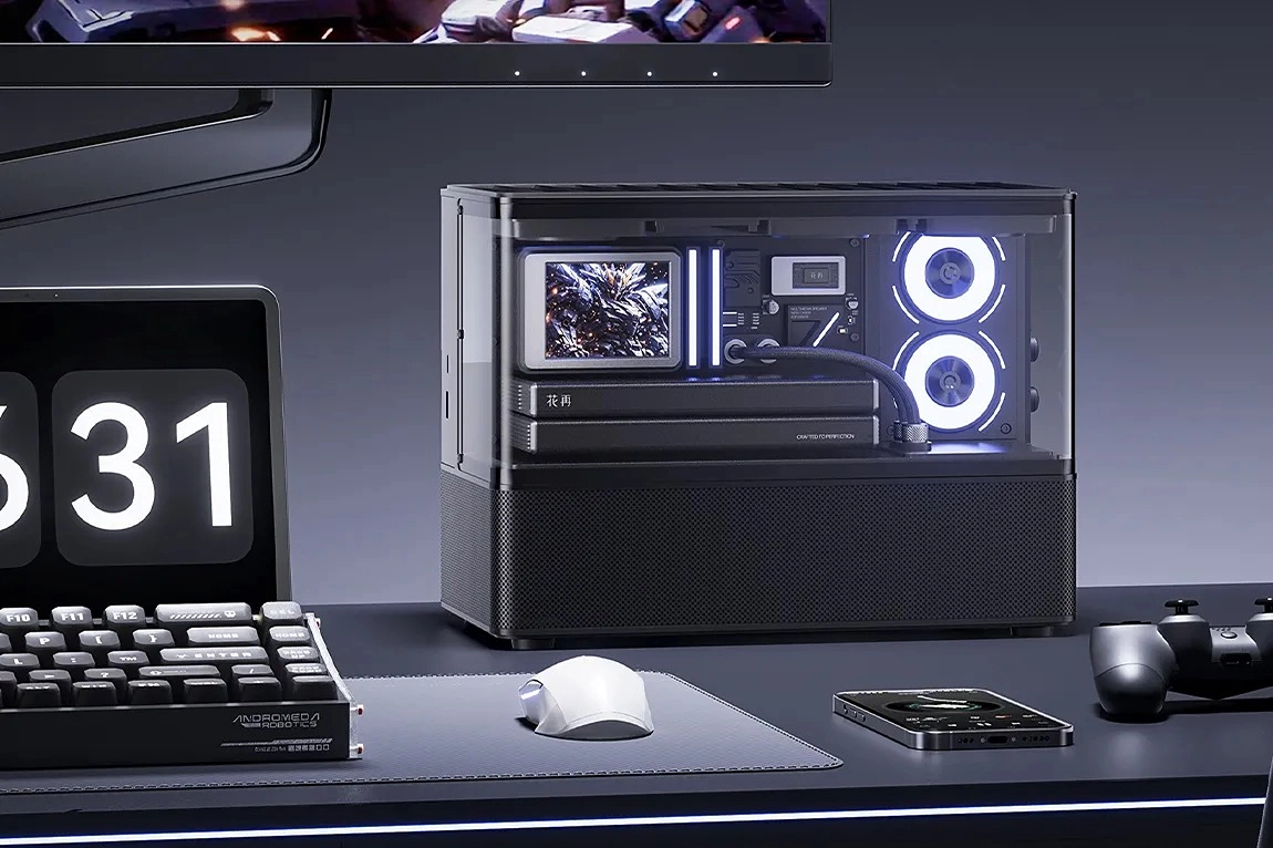 Loa Edifier Cyber: Thiết Kế Độc Đáo Mô Phỏng Linh Kiện PC Gaming Với Đèn LED