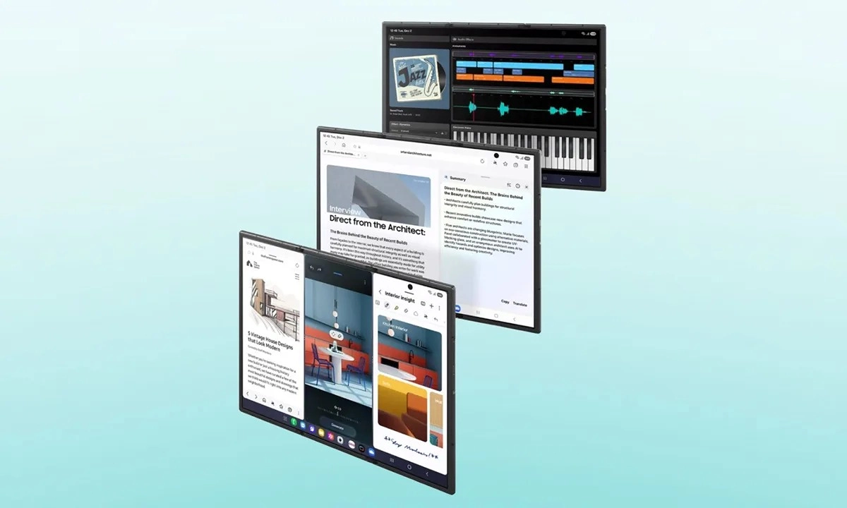 Không Cần Màn Hình Ngoài: Samsung Galaxy Z TriFold Thành Trạm Làm Việc Di Động